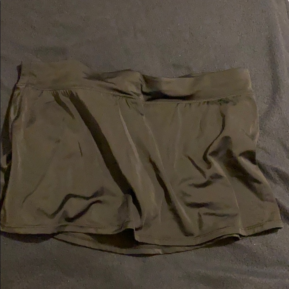 Swim skirt with attached bikini